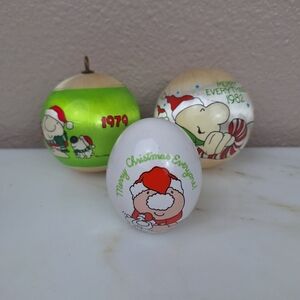 Lot Of 3 Vintage Ziggy Christmas Ornaments